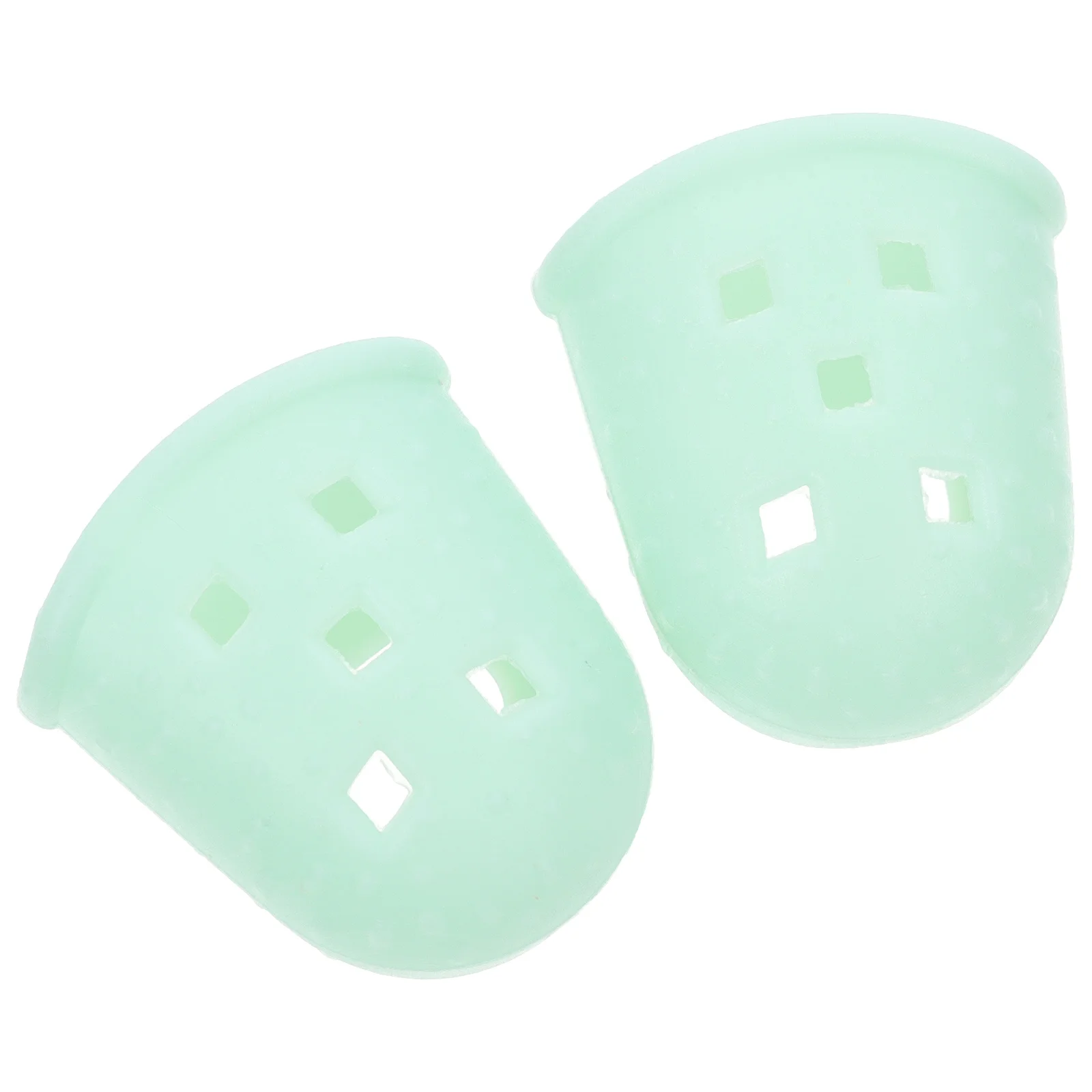 

2 Pcs Finger Cot Cover Para Adultos Protective Case Thumb Caps Kalimba Protection Covers Silica Gel Protectors Child