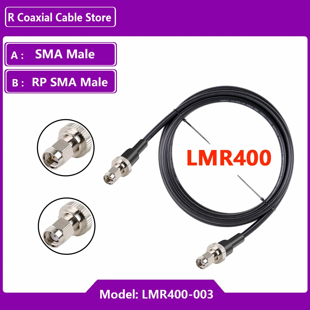 

Кабель радиочастотный LMR400, усилитель сигнала сотовой связи с SMA на SMA Jumper Pigtail, с поддержкой Wi-Fi 4G LTE