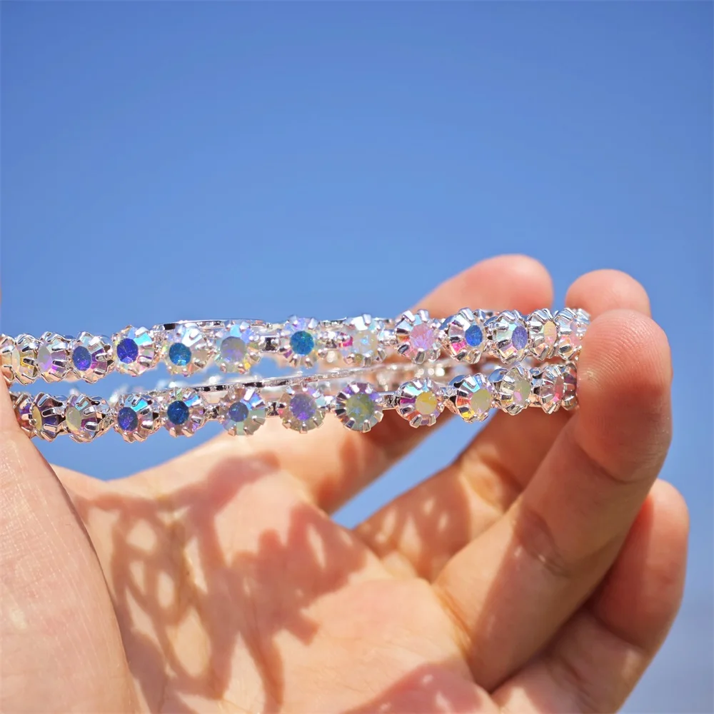 Fashion 18k Gold Plated Custom Name Hoop Earring Pave Diamond Personlized Letter Crystal Earrings Women Colorful Gifts Jewelry