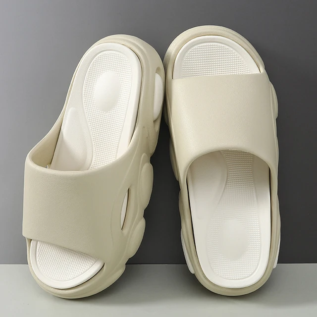 Comwarm Platform Soft Eva Slippers Women Men Fashion Flip Flops Unisex Home Shoe Bathroom Non-Slip Slides Indoor Outdoor Sandals 4