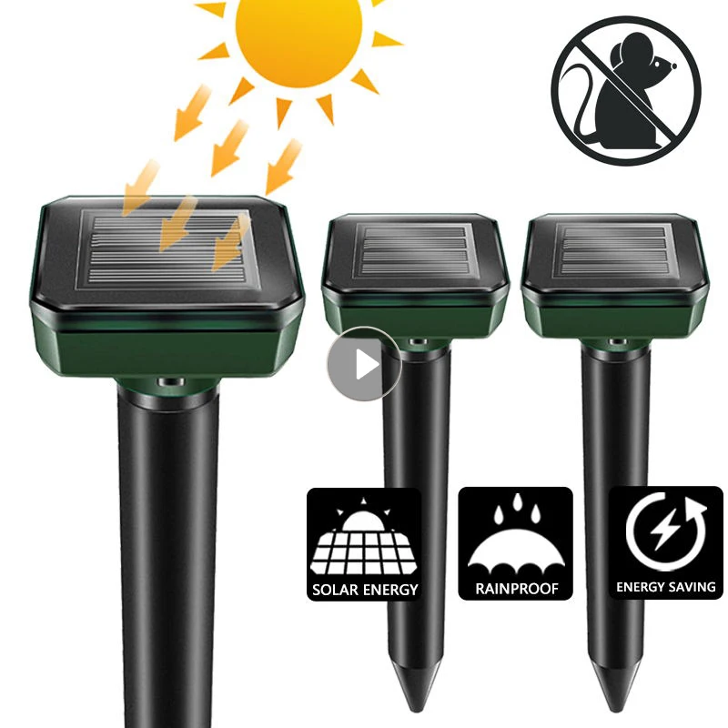 Отпугиватель Кротов средство от солнечных батарей для уничтожения грызунов сада