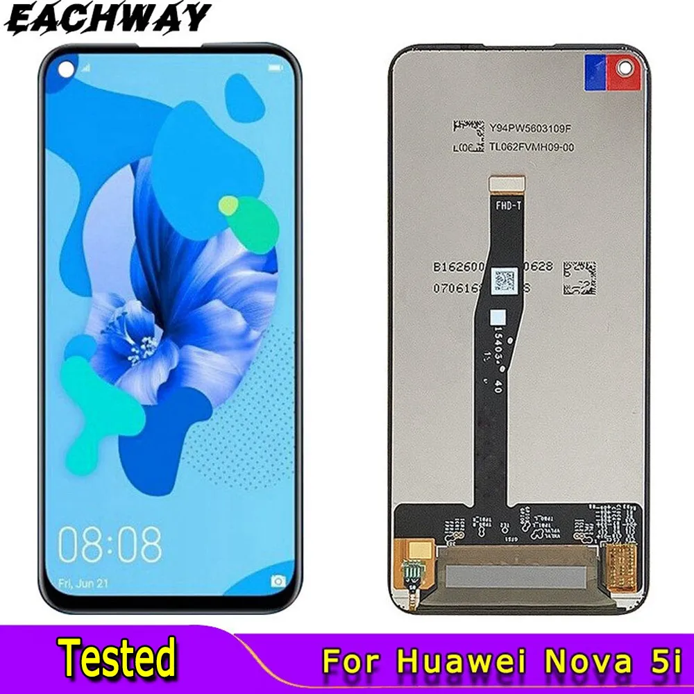 Для Huawei Nova 5i, ЖК-дисплей с сенсорным экраном