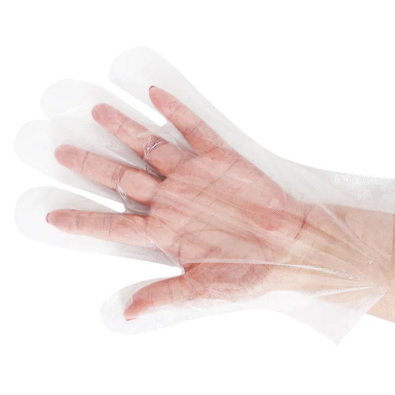 100 шт. одноразовая маска для ног пластиковая прозрачная увлажняющая против