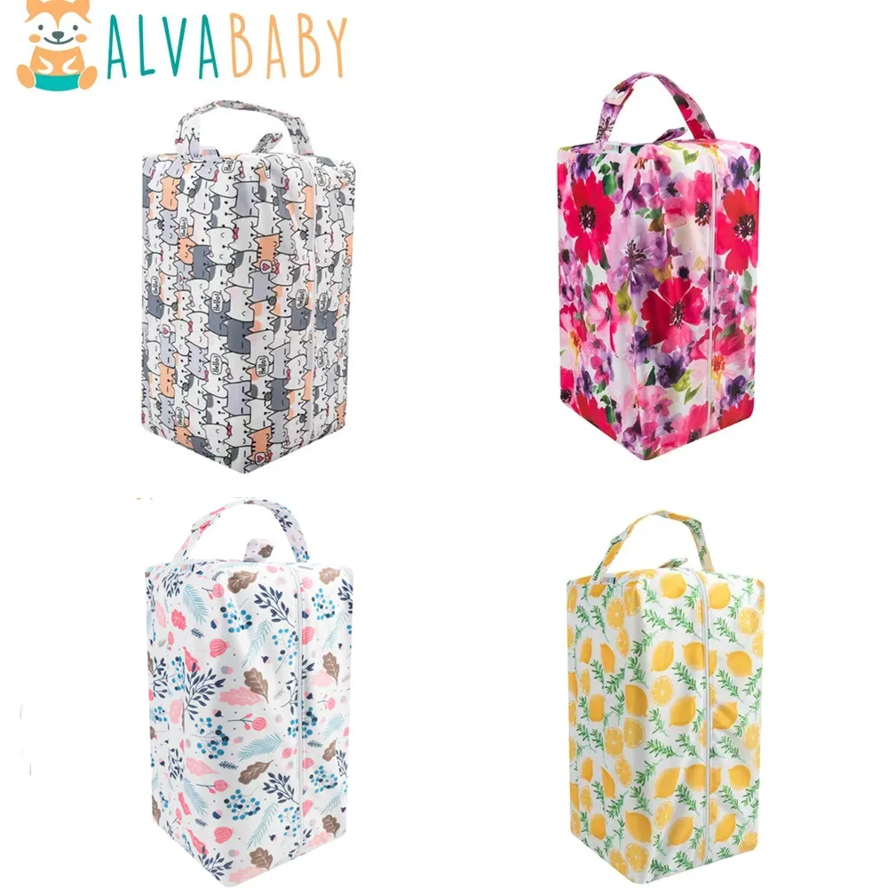 Сумка для подгузников ALVABABY с двухслойной тканью из ТПУ