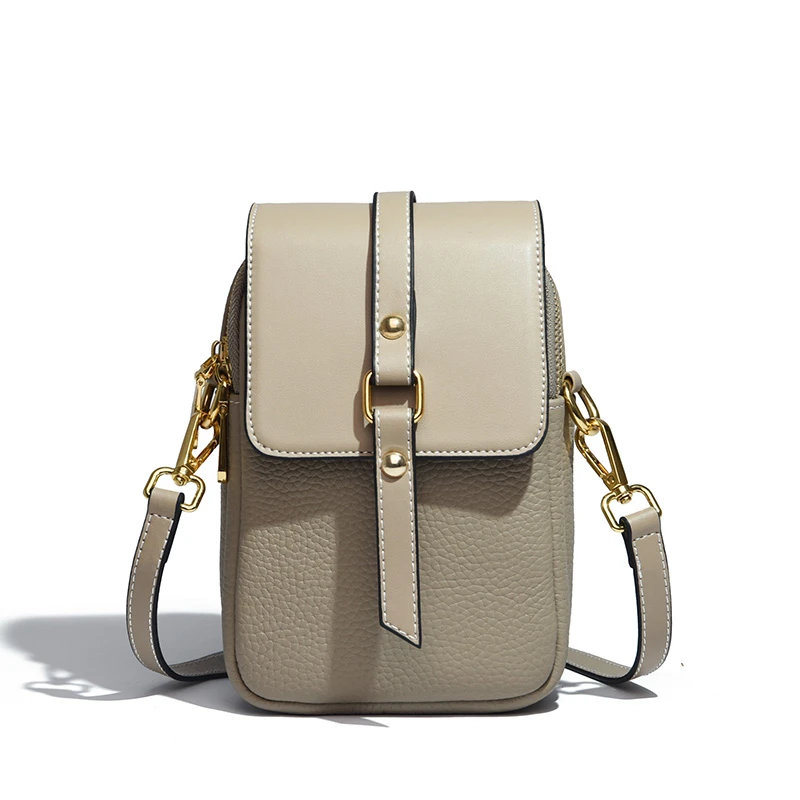 

fashion women shoulder bags genuine leather small handbags casual Ladies crossbody bag Cow Leather Tote Bag For Women Phone Sac