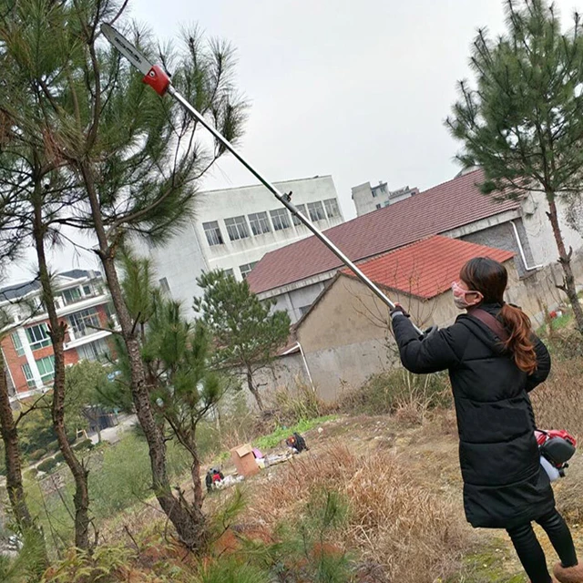 Телескопическая цепная пила для резки дерева 4 3 м