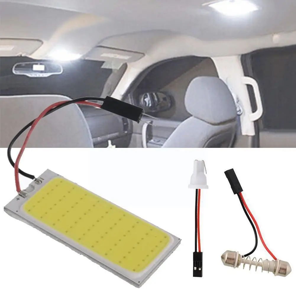 Купи 12 V Car Reading Light White 36 Cob Led Dome Map Light Lamp Car Interior High Quality Styling Bulb Bulbs Led Car Panel Inte Z5w9 за 113 рублей в магазине AliExpress