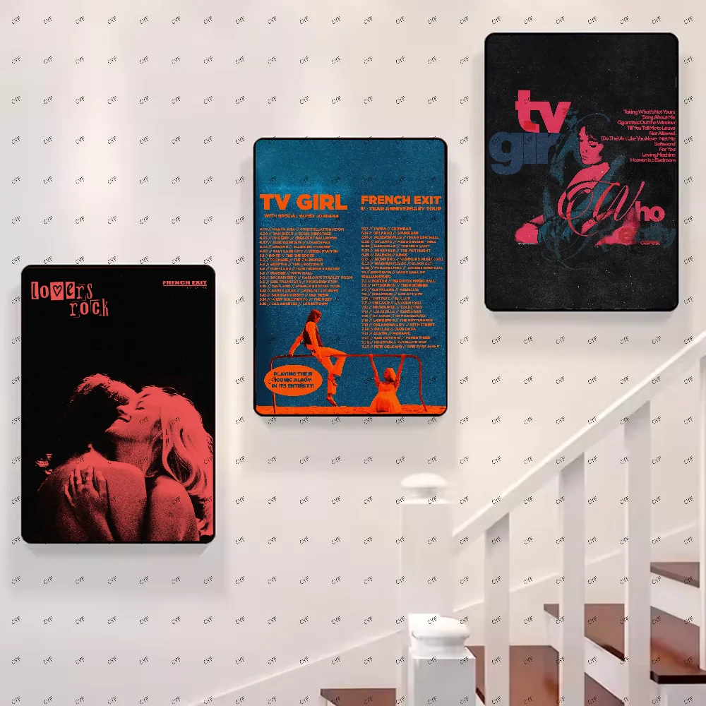 Плакат ТВ Девушка Who Really CaresFrench Exit Lovers Rock Poster HD art липкая стена водонепроницаемый