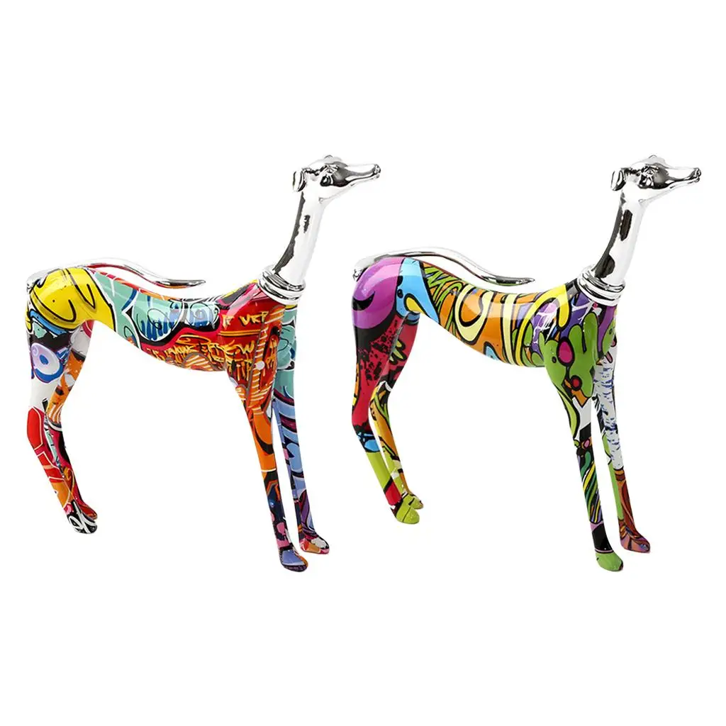 

Figurine Doberman Sculpture Resin Statue Home Decor