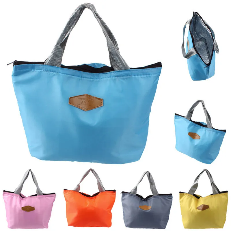 

Fashion Insulated Lunch Bags for Men Women Bento Box Organizer Waterproof Camping Food Drink Picnic Food Storage Bag