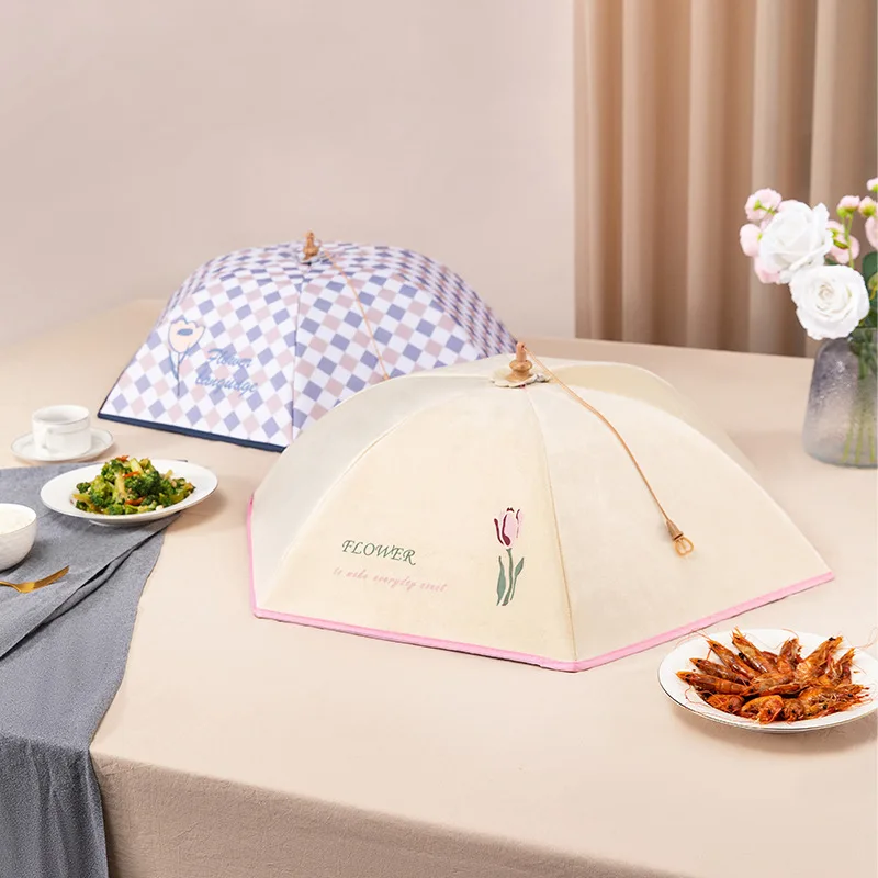 

1pc Food Mesh Cover Fly Anti Mosquito Pop-Up Food Cover Umbrella Meal Vegetable Fruit Breathable Cover Kitchen Accessories Sets