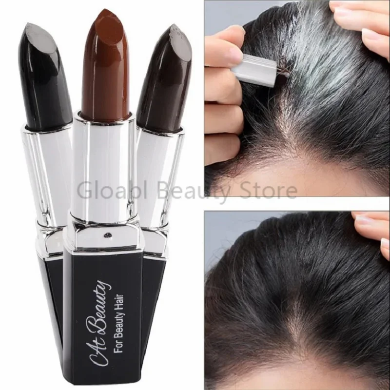 

Одноразовая краска для волос черная коричневая мгновенная серая корневая краска для волос кремовая помада для временного покрытия белая к...
