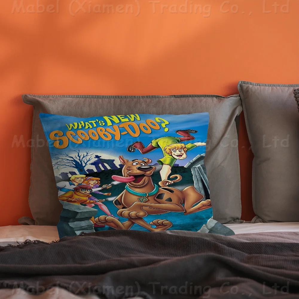 S-Scooby D-Doo персонализированный чехол для подушки детская спальня дикий декор