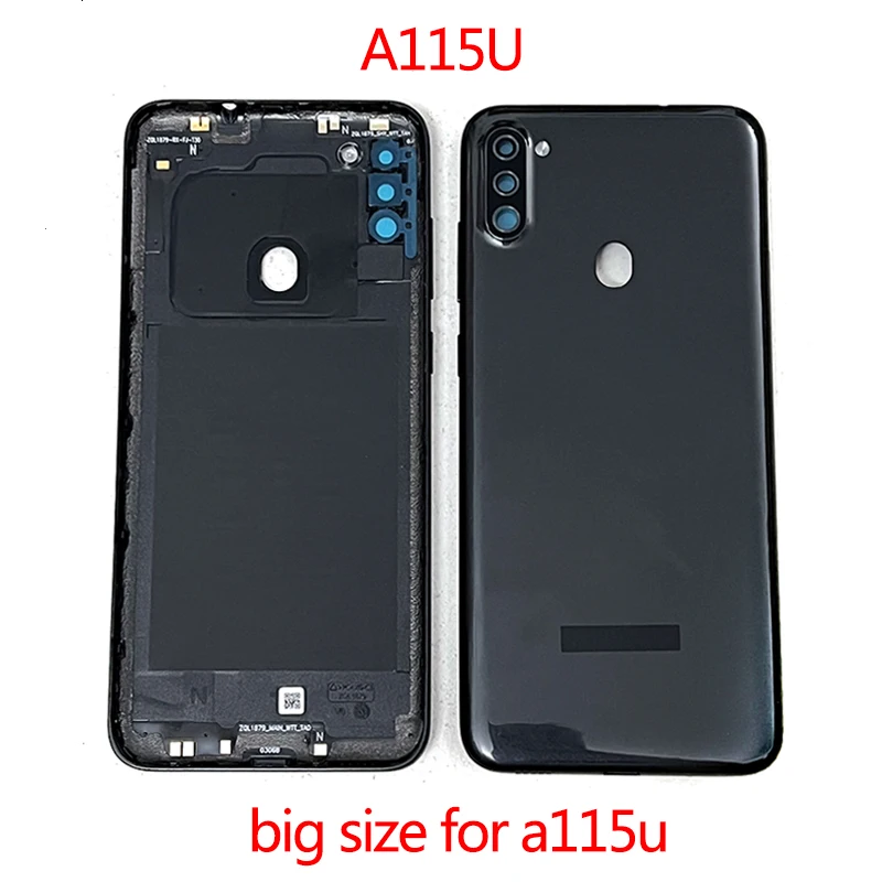 Оригинальный чехол A11 для Samsung Galaxy 2020 A115 A115U задняя крышка корпуса телефона задняя панель корпуса + объектив камеры
