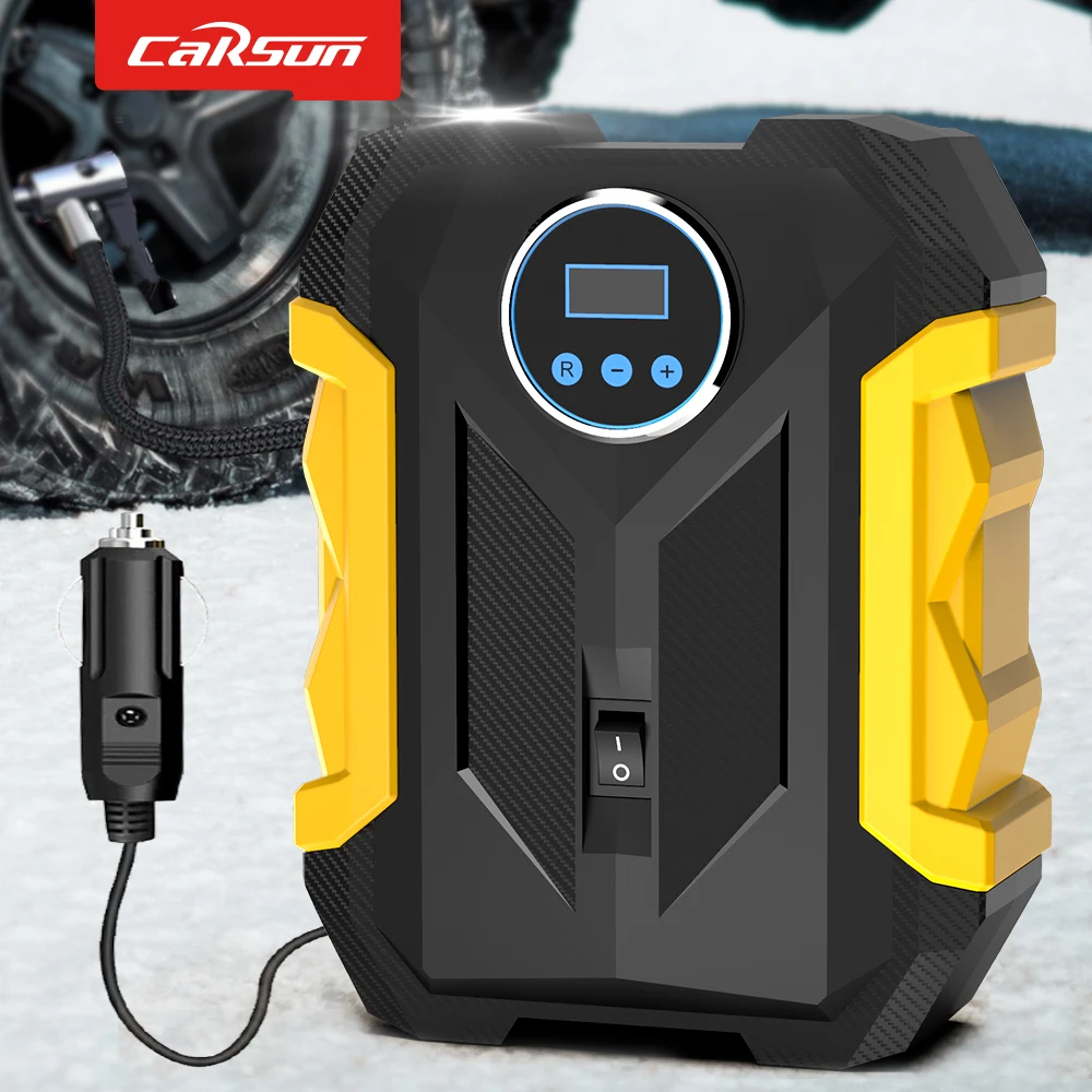 

Air Compressor Digital Car Tire Inflator Car Air Compressor Air Pump For Car Auto Motorcycles Bicycles DC 12 Volt LED Light