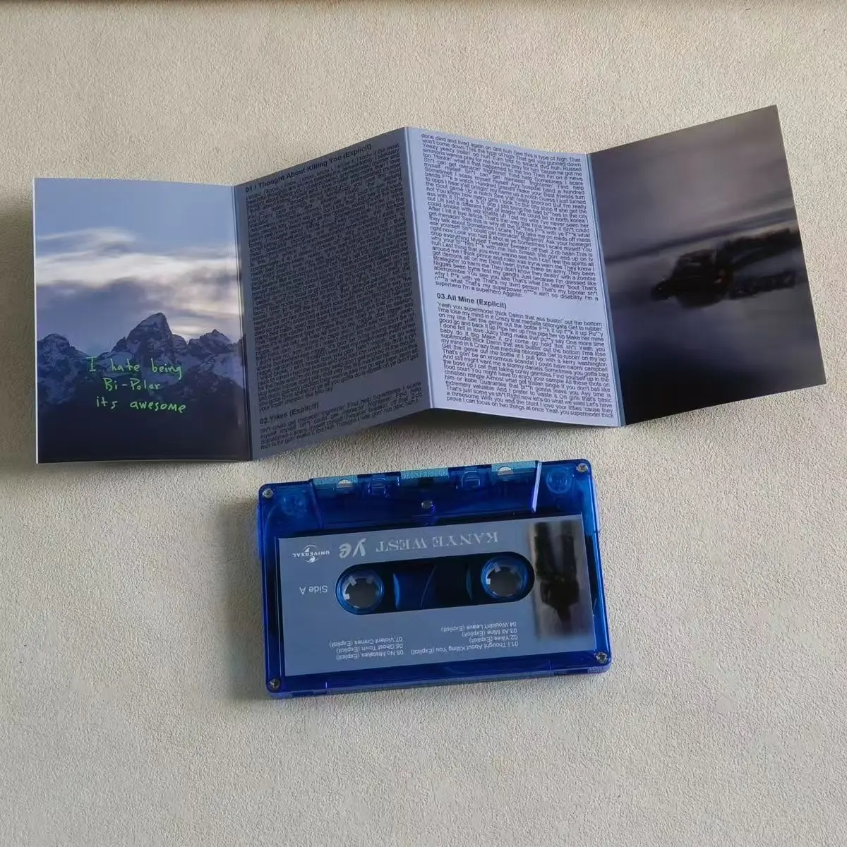 Фото Новый рэп Kanye West Music Tape Play Songs Ye Альбом Ghost Town Кассеты Косплей Рекордер Автомобиль Walkman Soundtracks Box Party Music №2