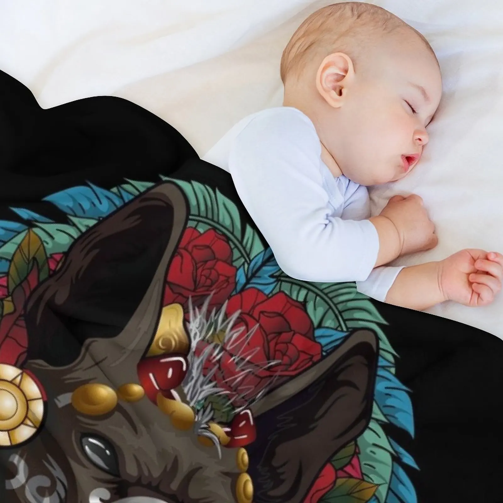 Xoloitzcuintle плед одеяла и бросает теплые зимние