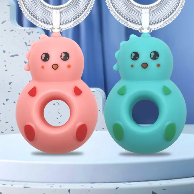 

Soft Silicone U-shape Toothbrush 360° Cleaning Children's Toothbrush Oral Care Baby Oral Cleaning Children’s Teeth Oral Care