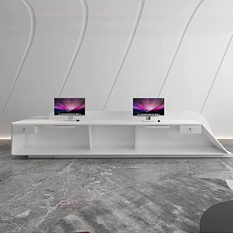 Стол движения Магазин одежды Стойка Atril Офисные столы для прихожей Столы приема