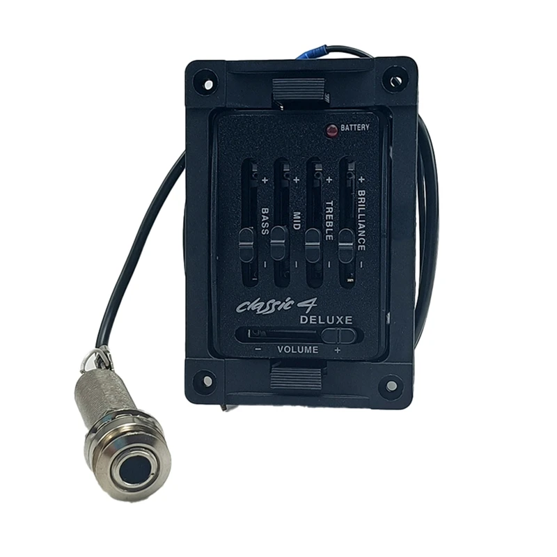 4-полосный эквалайзер предусилитель классические 4 роскошные гитарные