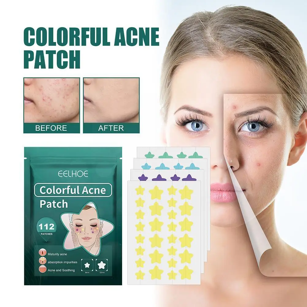 

Star Pimple Patch Acne Coloful Invisible Acne Removal Beauty Tool Face Concealer Spot Skin Care Originality Makeup Stickers B0B1