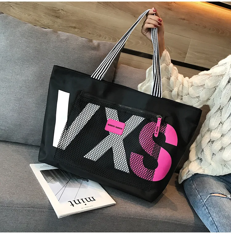 

2022 Brand Fashion Women's Bags Large Capacity Waterproof Shoulder Bags Beach Travel Shopping Bags Letter Women's Bags