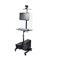 industrial rolling lcd tv bracket sit stand wall mount stand in warehouse computer cart with prevention sneeze attachment