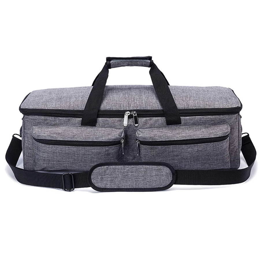 

Carrying Bag Compatible with Cricut Explore Air 2, Storage Tote Bag Compatible with Silhouette Cameo 3 and Supplies Gray