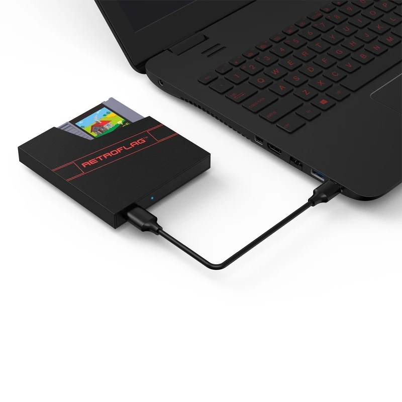Картридж Retroflag корпус для жесткого диска в стиле NES NESPi 4/Raspberry Pi ПК ноутбука