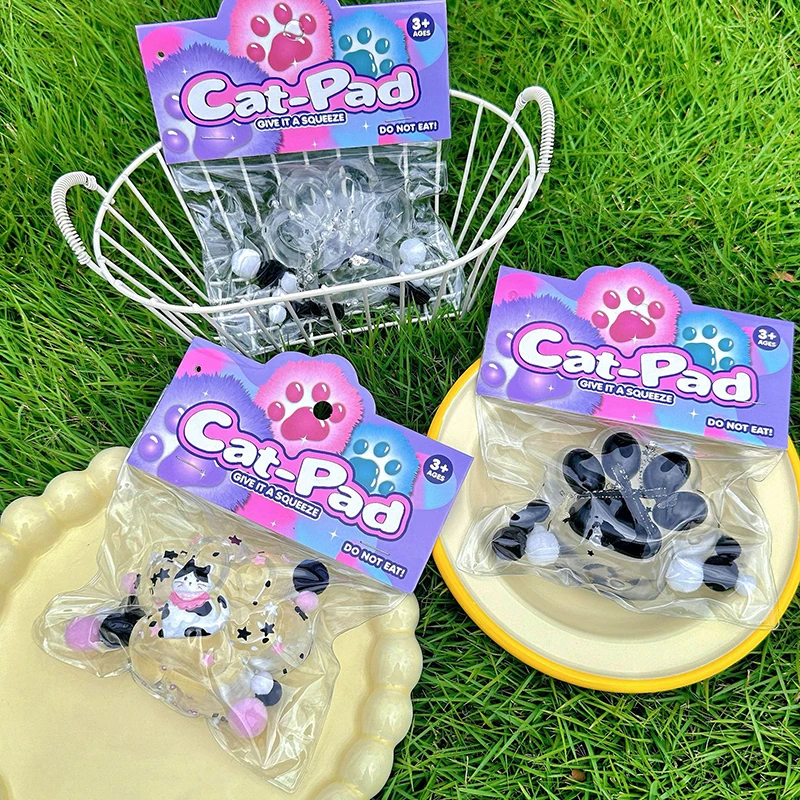 Кошачья лапа Mochi Taba Непоседа игрушка милая плюшевая кошачья силиконовая