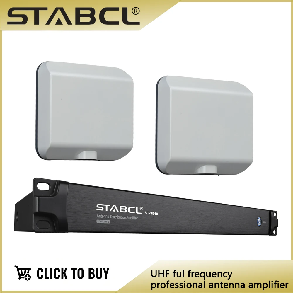 Усовершенствованный антенный усилитель с беспроводным приемом STABCL 4-канальный UHF