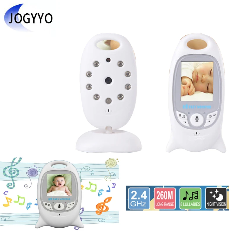 

2.4g Wireless Baby Monitor VB601 Nursing Device Mini Digital Baby Care Camera With Two-way Intercom Night Vision Time Display