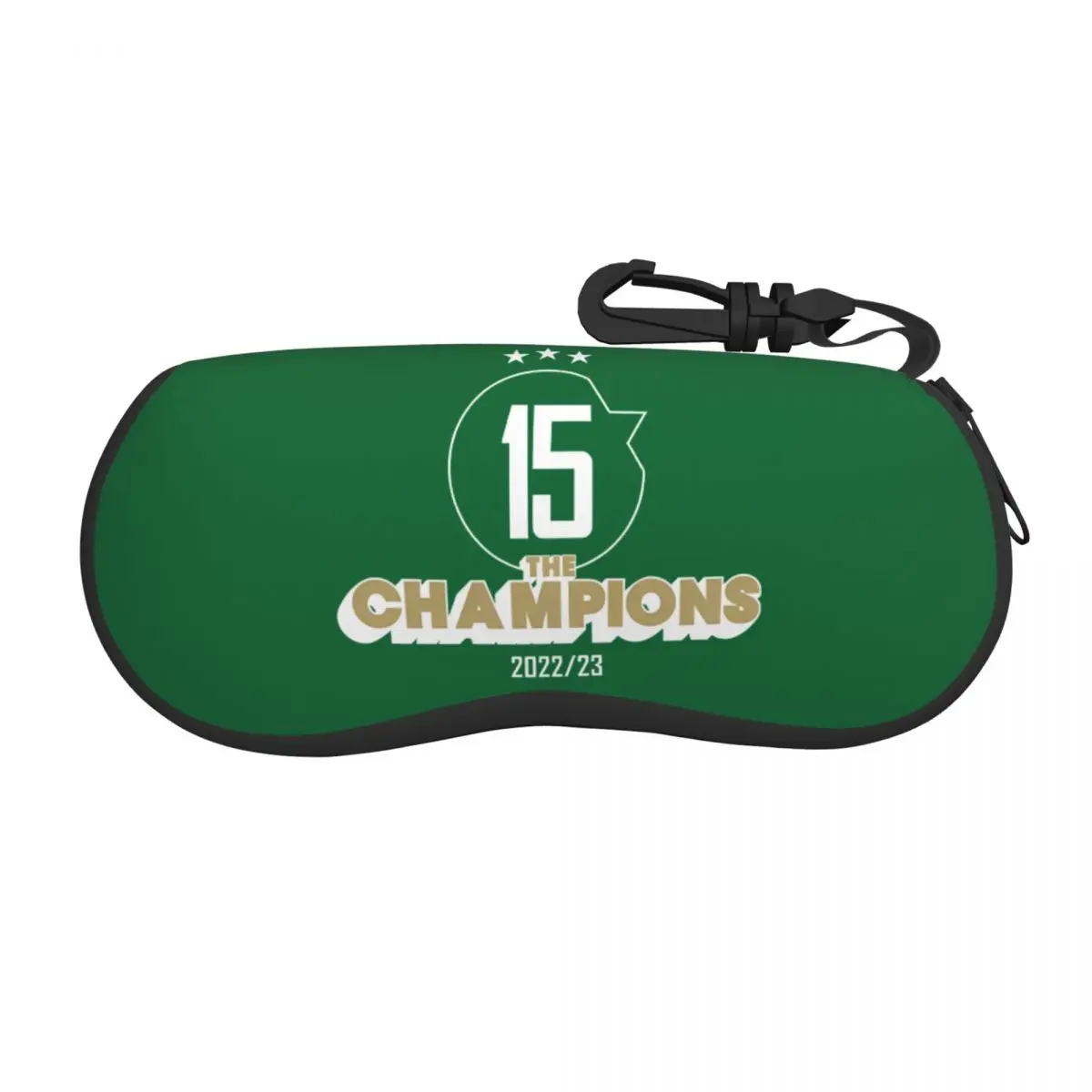 

Israel MHFC Champions 15 Sunglasses Soft Case Ultra Light Neoprene Zipper Eyeglass Case with Belt Clip for Men Women