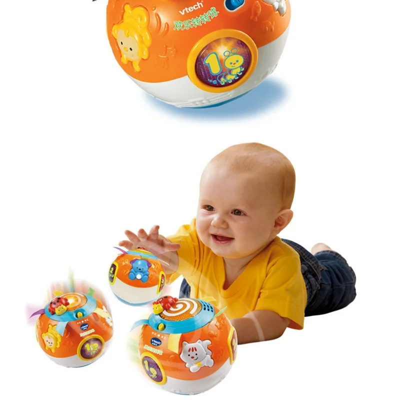 Фото Vtech Happy Roll Ball детская игрушка для ползания детская игрушка для ползания 6-12 месяцев подарок на день рождения месяца сенсорная игрушка для малышей №5
