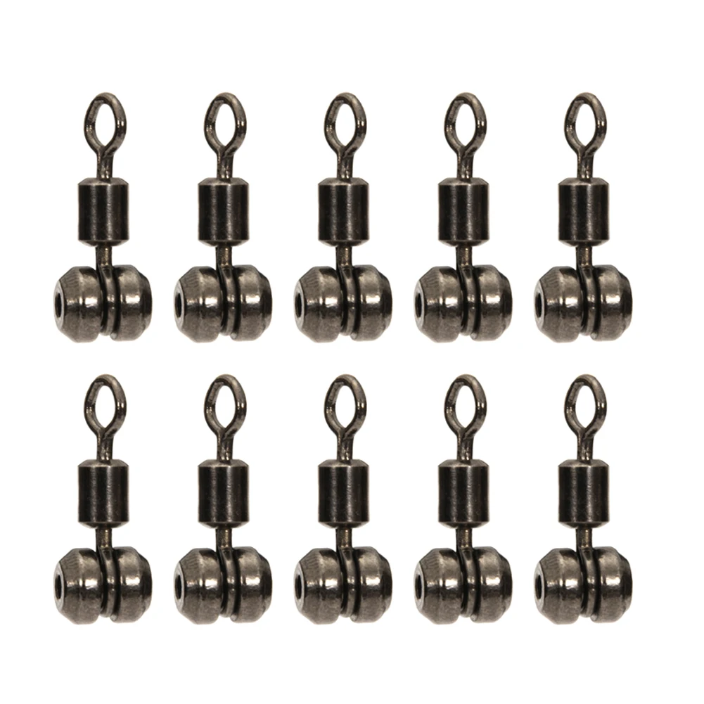 

10 шт., рыболовные Вертлюги из высокоуглеродистой стали