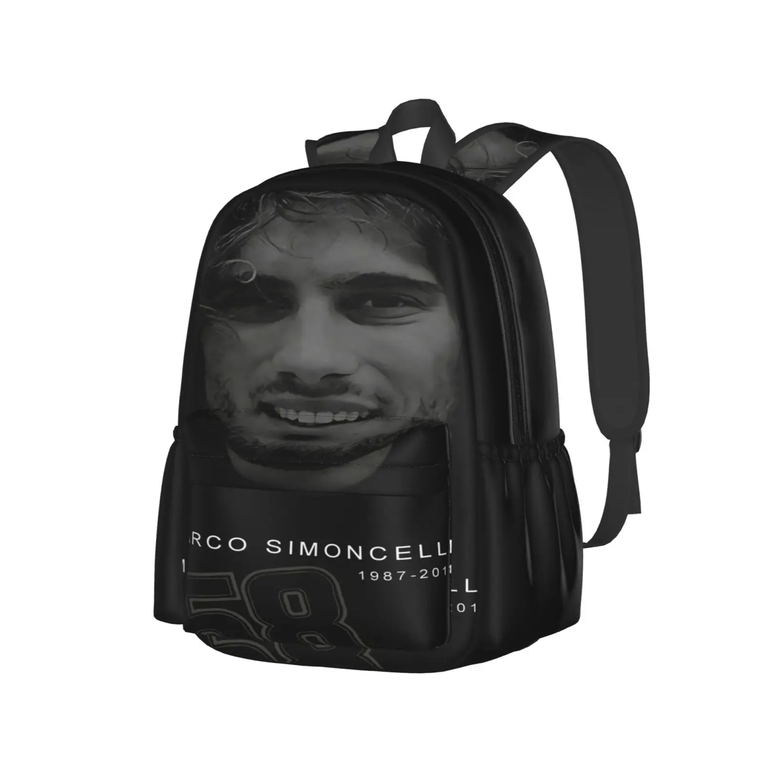 

Marco Simoncelli 58 Super Sic Moto Men's Bag Drawstring Bag Men's Backpack Backpack Bag Women Handbags Pouch Cute Gothic Style