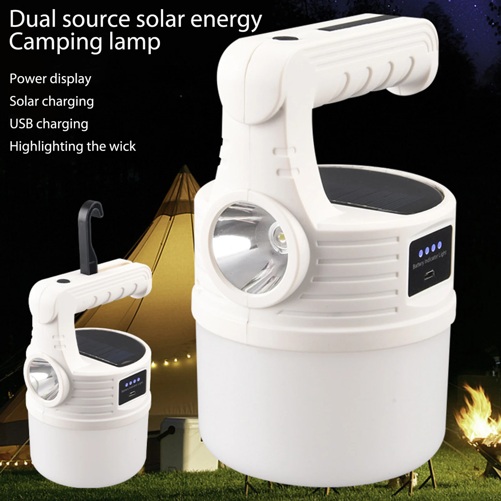 

Camping Lantern LED Flashlight Great for Camping Hurricane Emergency Travel Waterproof Outdoor Tent Light Party Lamp for Travel