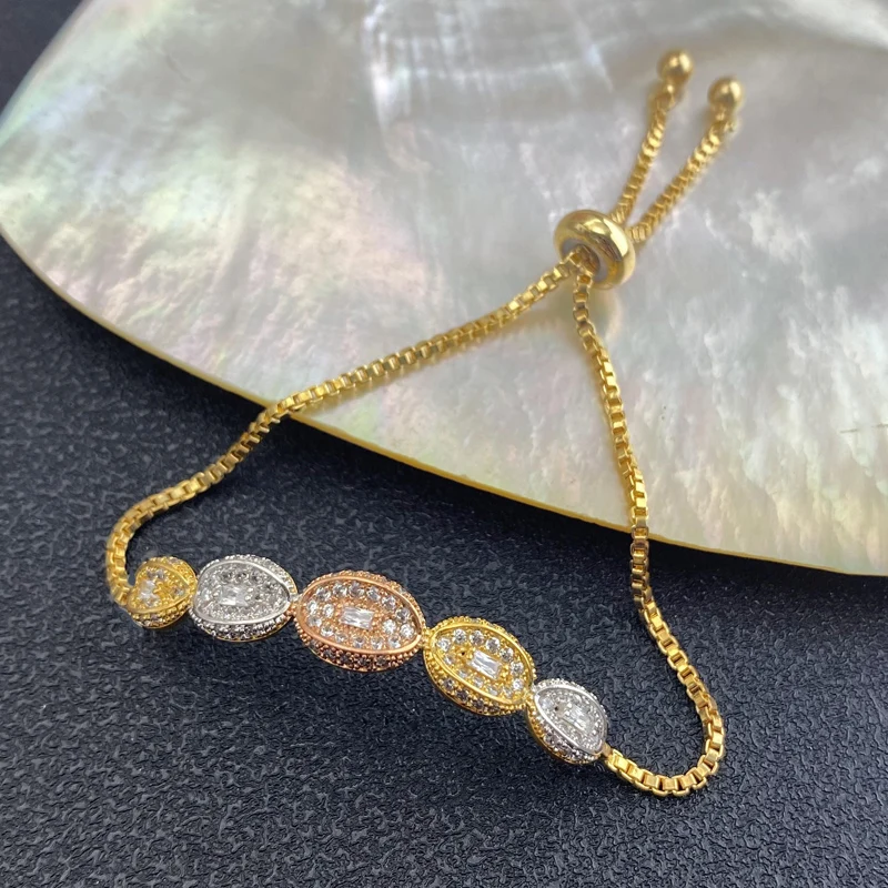 

Lanyika Fashion Jewelry Simpleness Exquisite Semicircle Adjustable Bracelet For Anniversary Banquet Daily Best Gift