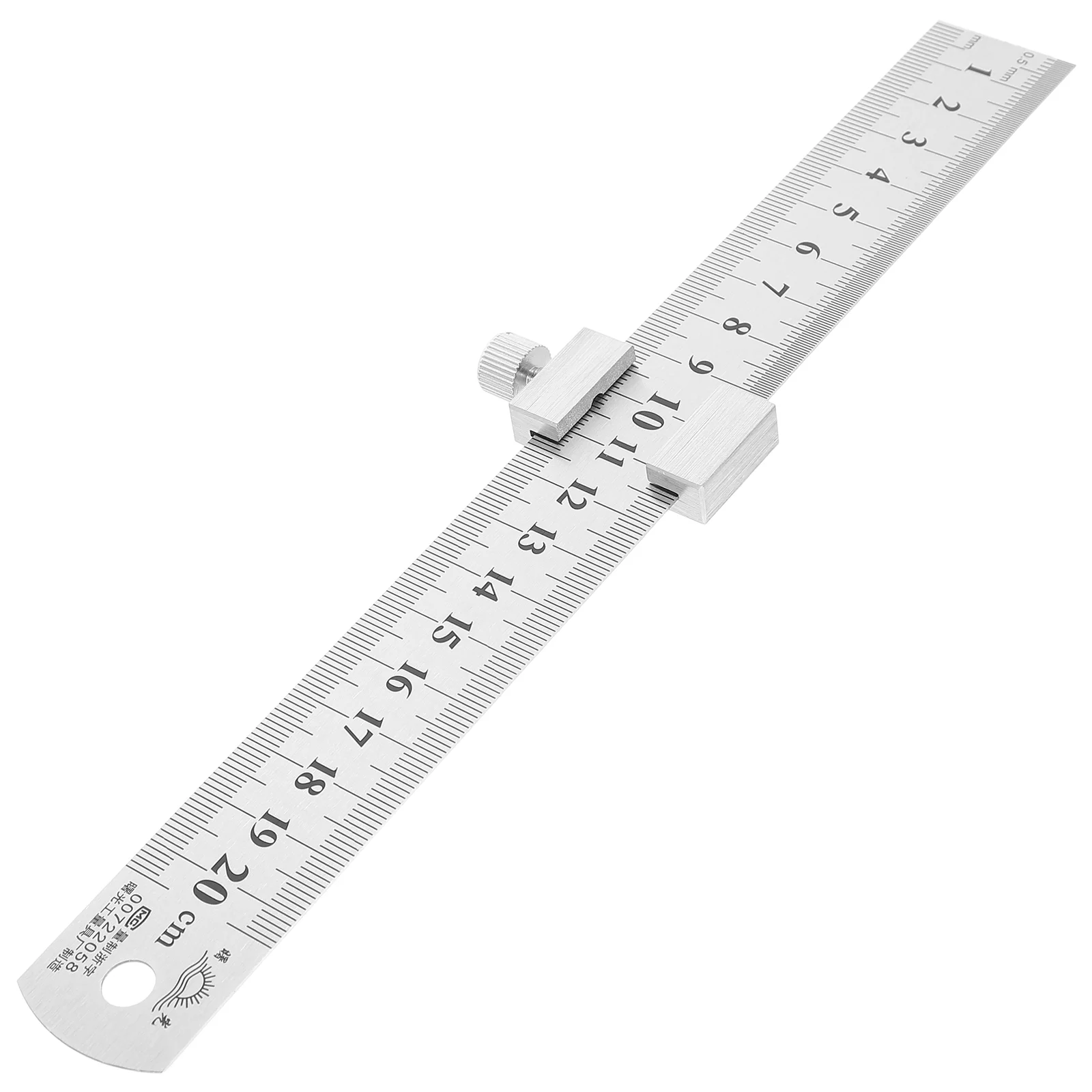 Steel Ruler Positioning Block Metal Tools Multipurpose Measuring Rulers Limit Stainless Student Metric