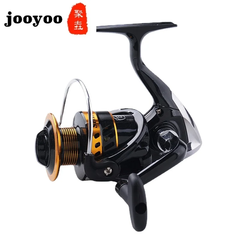 

Jooyoo Fishing Reel SN1000-7000 Double Brake 5.2:1 High Speed Spinning Reel Front Rear Brake System Durable Carp Fishing Tackle