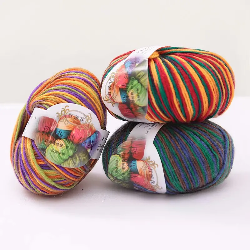 50 г молочный хлопок ручная работа свитер вязание крупный детский Мягкий Вязаный