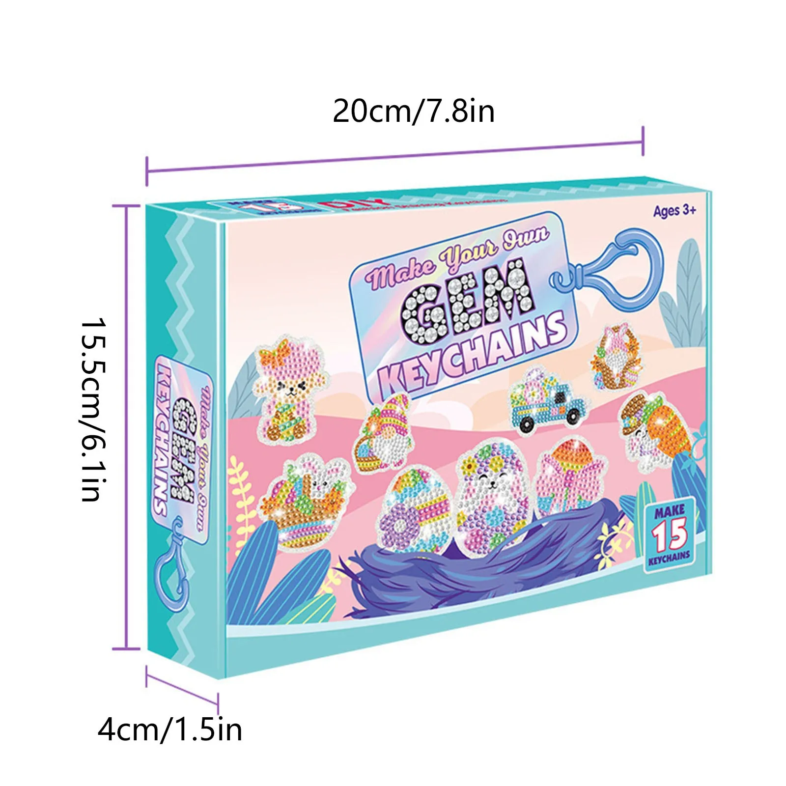 Easter DIY Point Drill Pendant Decoration For Kids Educational Interactive Toys Creative Mosaic Puzzle Men And Women |