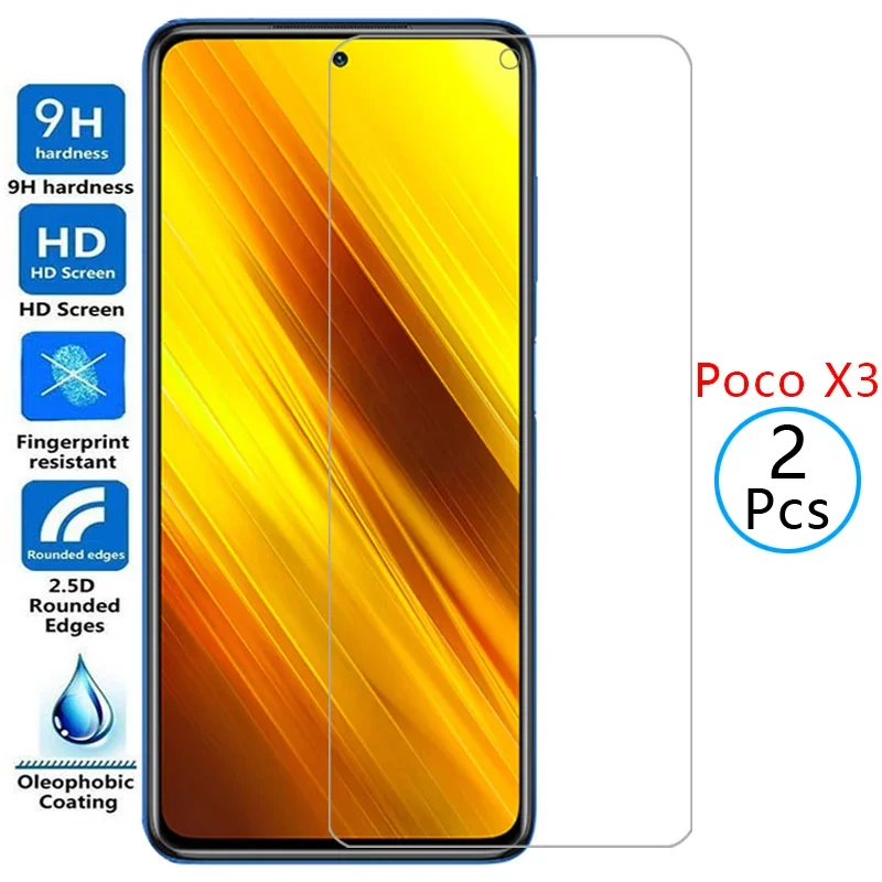 Защитное закаленное стекло для xiaomi poco x3 nfc Защитная пленка экрана на ksiomi pocox3 x 3 3x