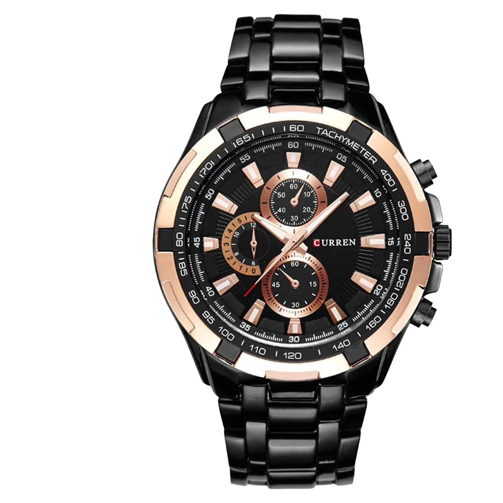 

Men'S Multi Time Zone Display Luxury Business Watch Fashion Big Ddial Casual Business Men'S Watch Quartz Waterproof Steel Belt