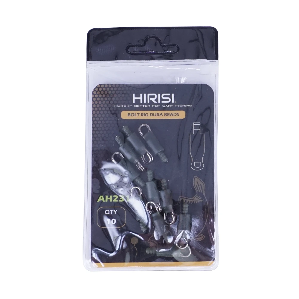 Hirisi 10x Fishing Method Feeder Connectors Quick Change Bead For Hair Rig Terminal Tackle AH231