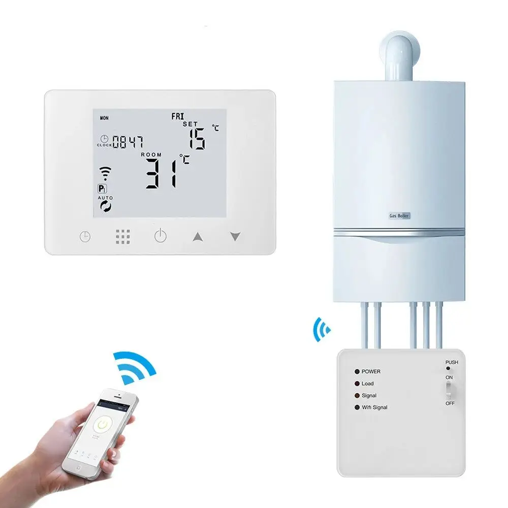 

Настенный газовый котел с Wi-Fi и умным ЖК-дисплеем, 5 А