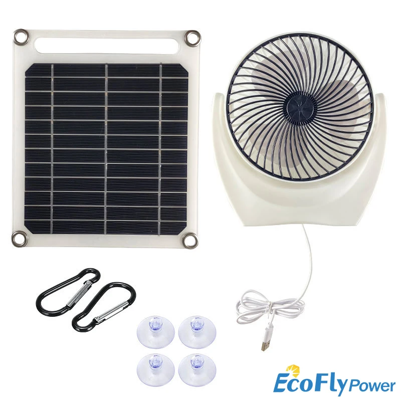 

6V 6W 0.9A USB Monocrystalline Silicon Mini Solar Panel Fan Energy Saving Solar Fan Portable Fan Camping Ventilator For Indoor