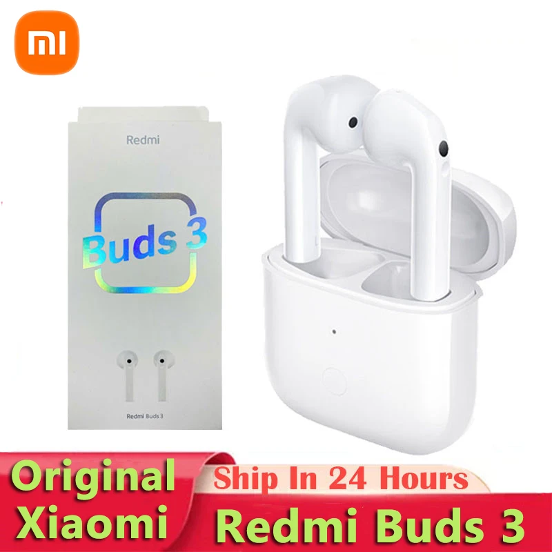 

Original Xiaomi Redmi Buds 3 Wireless Bluetooth Earphone Dual Mic Noise Cancellation Earbuds TWS Touch Water Resistant Headphone
