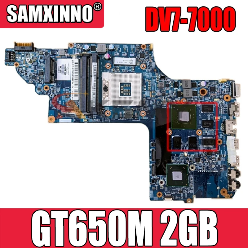 

For HP Pavilion DV7 DV7T DV7-7000 Laptop Motherboard 682040-001 682040-501 W/ HM77 GT650M 2GB GPU 100% Work 11253-2 48.4ST10.031