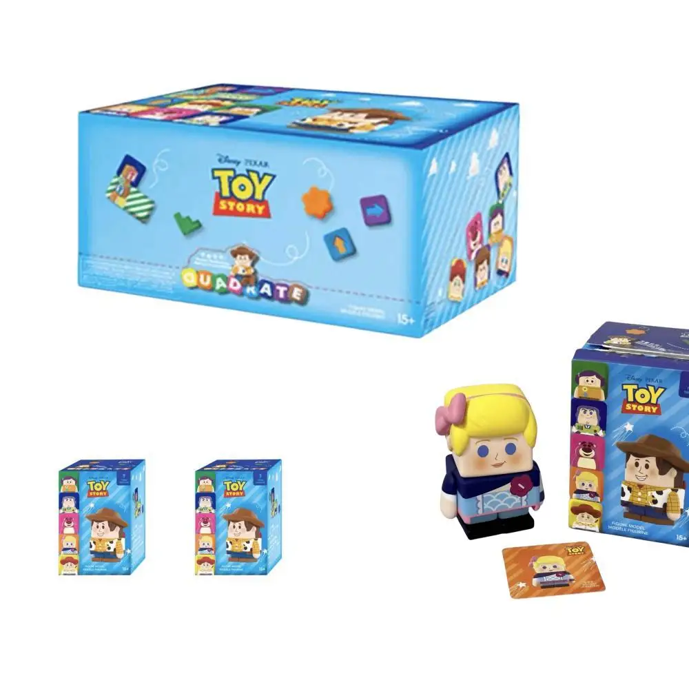 

Genuine MINISO Disney Pixar Power Square Blind Box Figure Ornament Action Doll Toy Children's Mysterious Surprise Gift